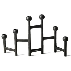 Bougeoirs<POLSPOTTEN Bougeoir Round Folding 56x30 cm, Gris foncé