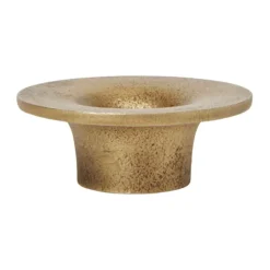 Bougeoirs<Ferm Living Bougeoir Soothe Ø8 cm, Brass Finish