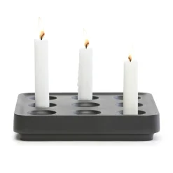 Bougeoirs<Born In Sweden Bougeoir Stumpastaken noir, petit