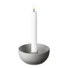 Bougeoirs<Scandi Living Bougeoir Valley Ø12 cm, Gris