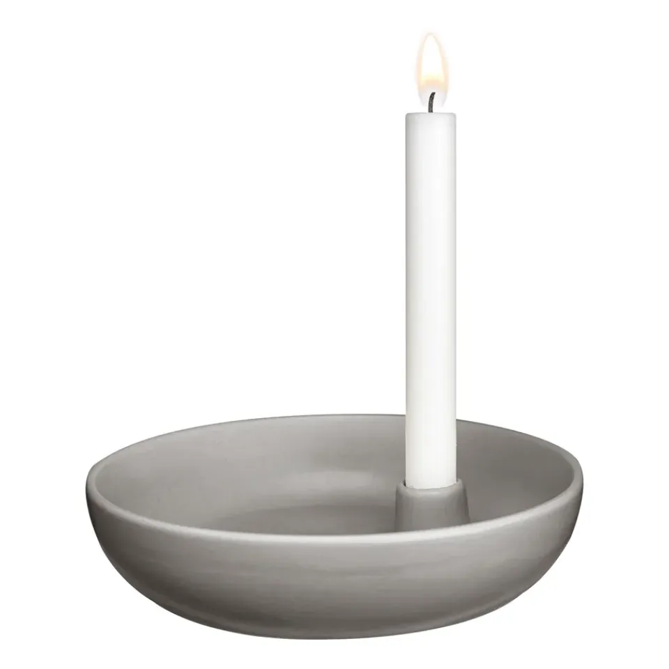 Bougeoirs<Scandi Living Bougeoir Valley Ø21 cm, Gris