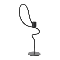 Bougeoirs<Ferm Living Bougeoir Valse high, Noir