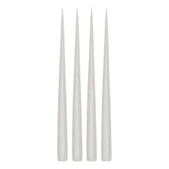 Bougies<Scandi Essentials Bougie antique Atmosphere 32 cm, lot de 4, Gris glacé