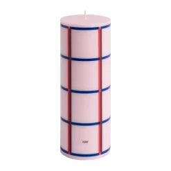 Bougies<HAY Bougie bloc Column Candle medium 20 cm, Light pink-red-bordeaux-dark blue