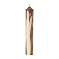 Bougies<Ferm Living Bougie bloc Dryp, Dark Chocolate, 30 cm