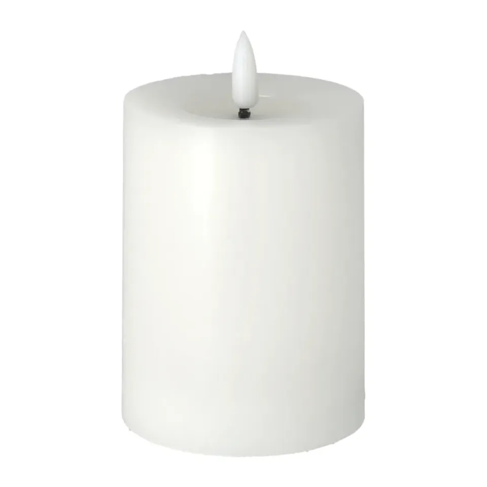 Bougies Led<Scandi Essentials Bougie bloc LED Bright Melt 12,5 cm, Blanc