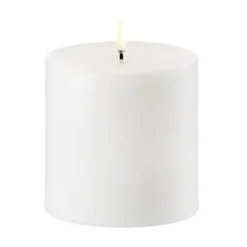 Bougies Led<Uyuni Lighting Bougie bloc Uyuni LED blanc Ø10,1 cm, 10 cm