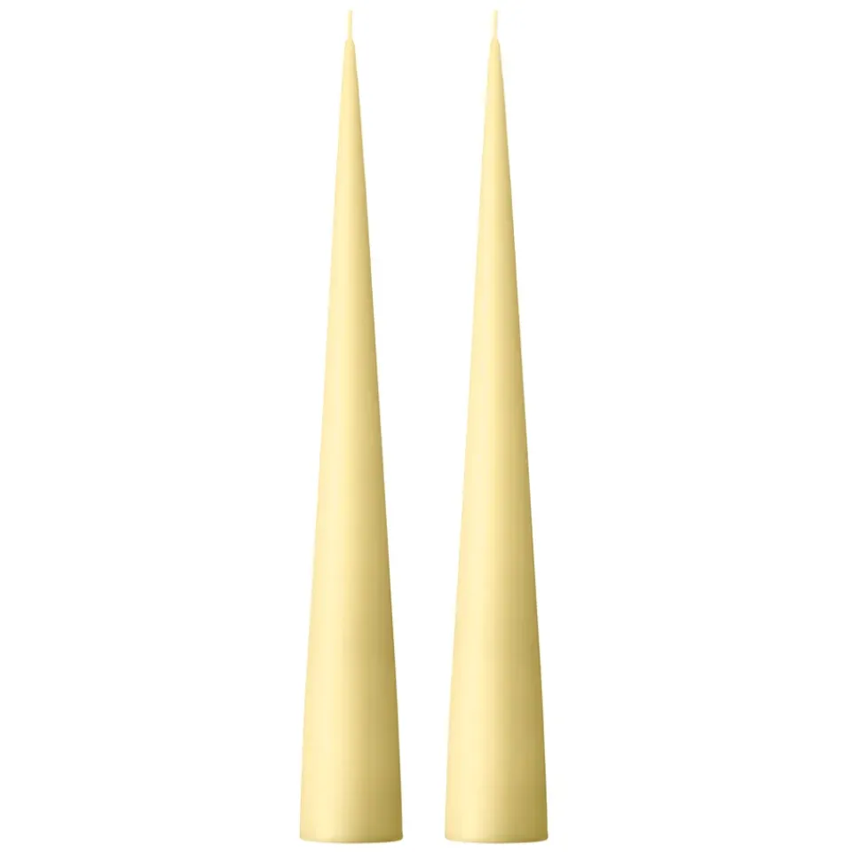 Bougies<Ester & erik Bougie cônique 37 cm Lot de 2 mat, Buttermilk 17