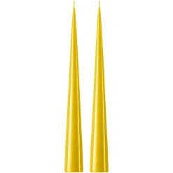 Bougies<Ester & erik Bougie cônique 37 cm Lot de 2 lacquées, Lemon drop 15-0
