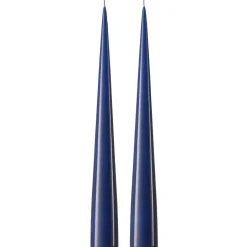 Bougies<Ester & erik Bougie cônique 37 cm Lot de 2 lacquées, Royal navy 28-0