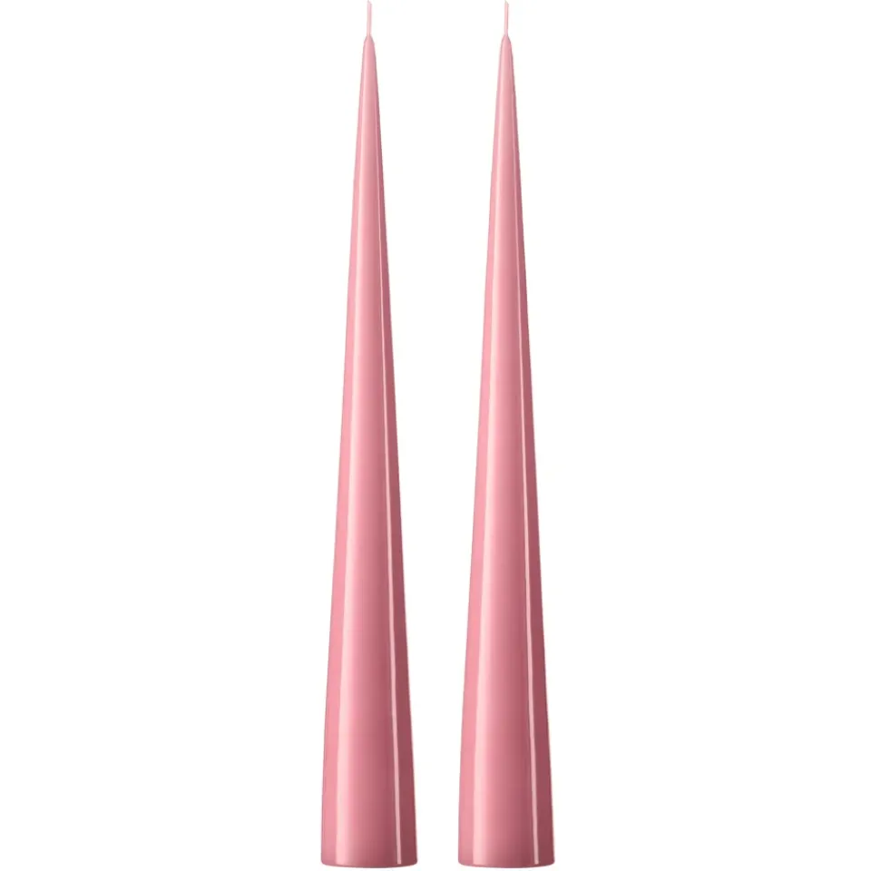 Bougies<Ester & erik Bougie cônique 37 cm Lot de 2 lacquées, Old rose 39-0