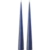 Bougies<Ester & erik Bougie cônique 37 cm Lot de 2 mat, Royal navy 28