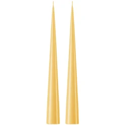 Bougies<Ester & erik Bougie cônique 37 cm Lot de 2 lacquées, Pale ginger 14-0