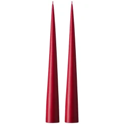 Bougies<Ester & erik Bougie cônique 37 cm Lot de 2 mat, Wine 44