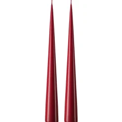 Bougies<Ester & erik Bougie cônique 37 cm Lot de 2 lacquées, Wine 44-0