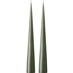 Bougies<Ester & erik Bougie cônique 37 cm Lot de 2 mat, Green soil 70
