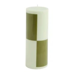 Bougies<HAY Bougie Column Candle medium 20 cm, Light green-army green