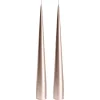 Bougies<Ester & erik Bougie conique 34 cm Lot de 2 métallique, Champagne 94