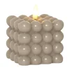 Bougies Led<Star Trading Bougie Dot LED Flame Ø7,5x9,5 cm, Beige