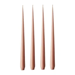 Bougies<Ester & erik Bougie Lot de 4 mat, rosy caramel, 42 cm