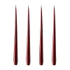 Bougies<Ester & erik Bougie Lot de 4 laquée, Wine, 32 cm