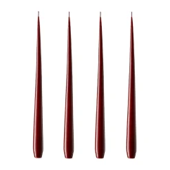 Bougies<Ester & erik Bougie Lot de 4 laquée, Wine, 32 cm