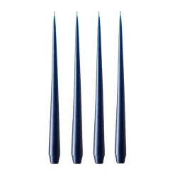 Bougies<Ester & erik Bougie Lot de 4 mat, royal navy, 42 cm