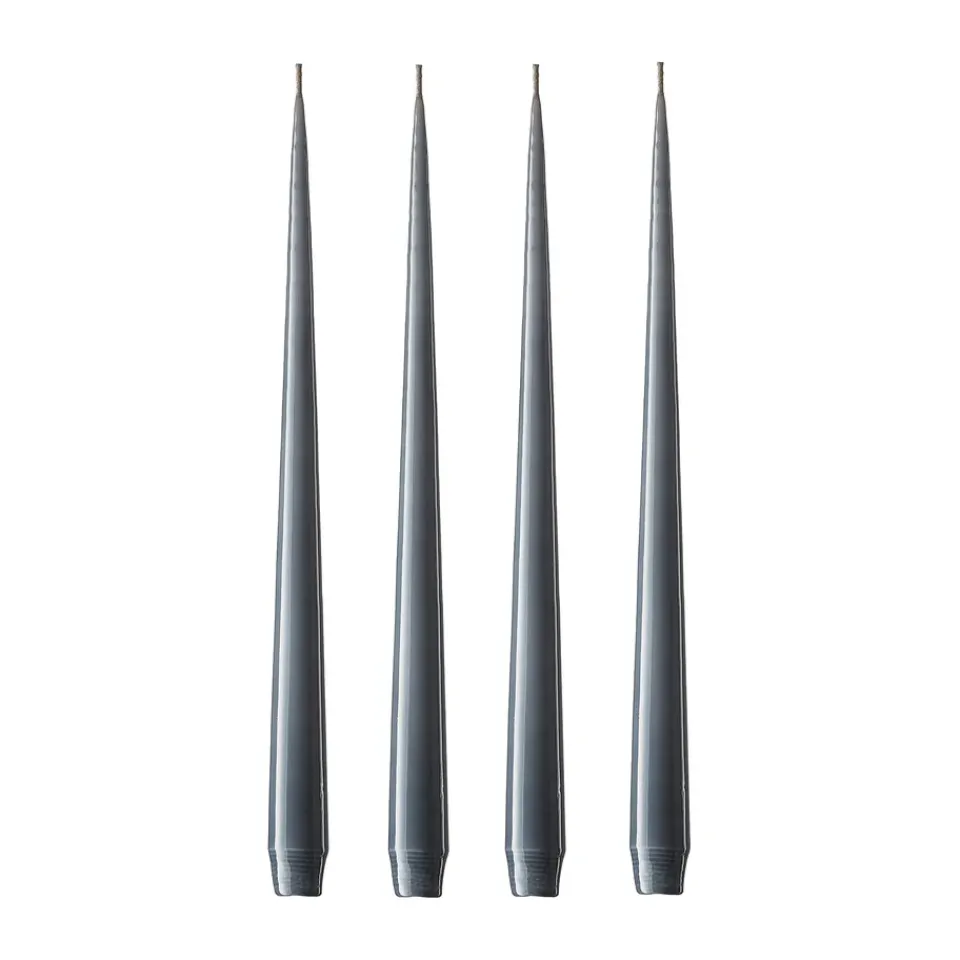 Bougies<Ester & erik Bougie Lot de 4 laquée, dark slate, 42 cm