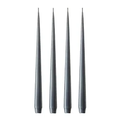 Bougies<Ester & erik Bougie Lot de 4 laquée, dark slate, 32 cm