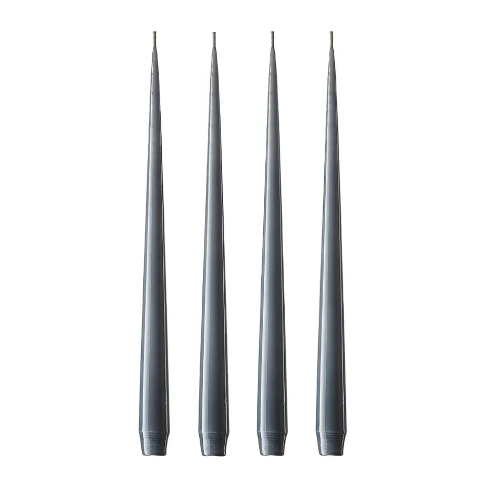 Bougies<Ester & erik Bougie Lot de 4 laquée, dark slate, 32 cm