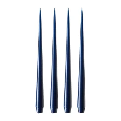 Bougies<Ester & erik Bougie Lot de 4 laquée, royal navy, 42 cm