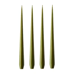 Bougies<Ester & erik Bougie Lot de 4 laquée, olive glow, 32 cm