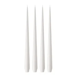 Bougies<Ester & erik Bougie Lot de 4 laquée, White ash 21, 32 cm