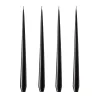 Bougies<Ester & erik Bougie Lot de 4 laquée, Raw black, 32 cm