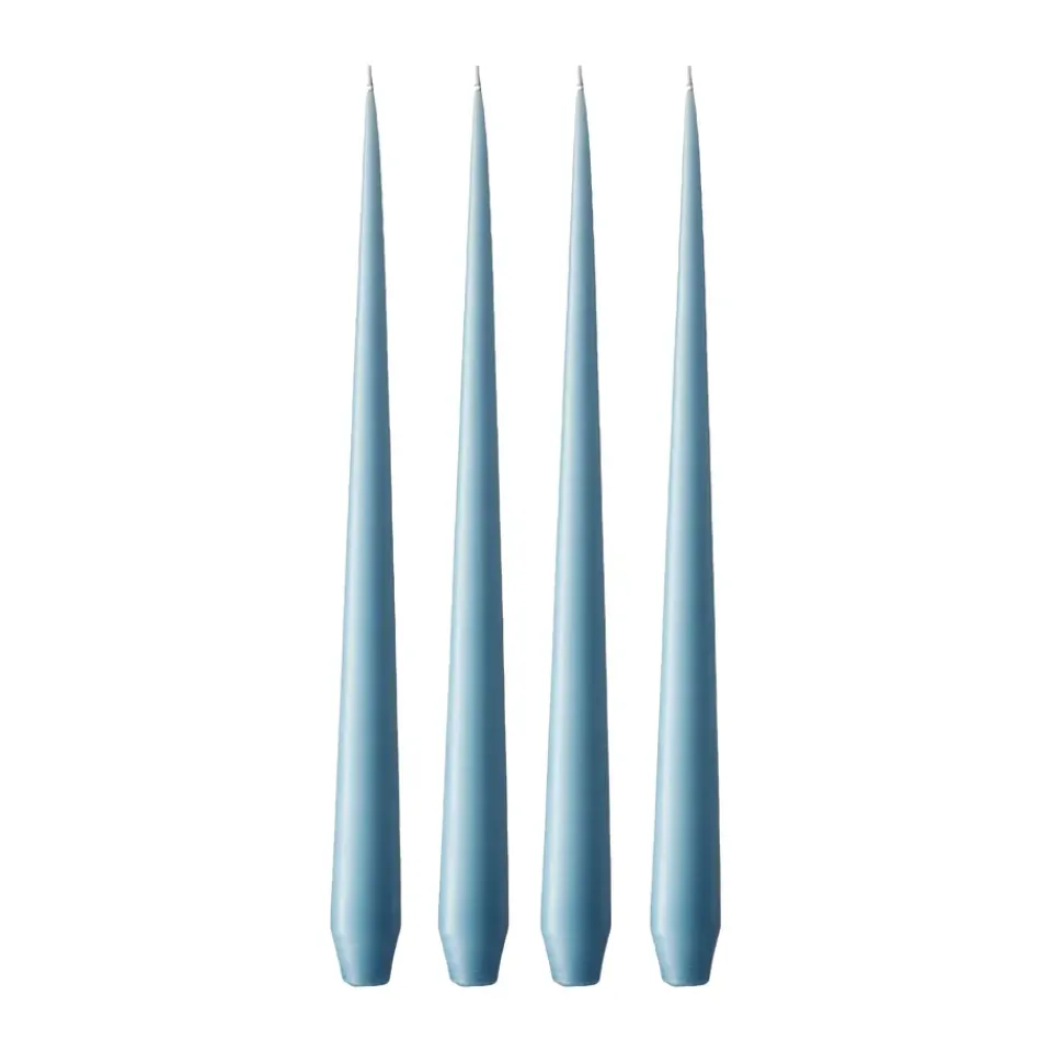 Bougies<Ester & erik Bougie Lot de 4 mat, Moon blue 37, 42 cm