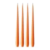 Bougies<Ester & erik Bougie Lot de 4 laquée, Mild orange 16, 32 cm