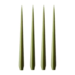 Bougies<Ester & erik Bougie Lot de 4 mat, olive glow, 42 cm