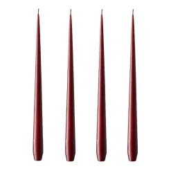 Bougies<Ester & erik Bougie Lot de 4 mat, Wine, 32 cm