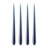 Bougies<Ester & erik Bougie Lot de 4 mat, royal navy, 32 cm