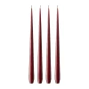 Bougies<Ester & erik Bougie Lot de 4 mat, Deep wine 44/2, 42 cm