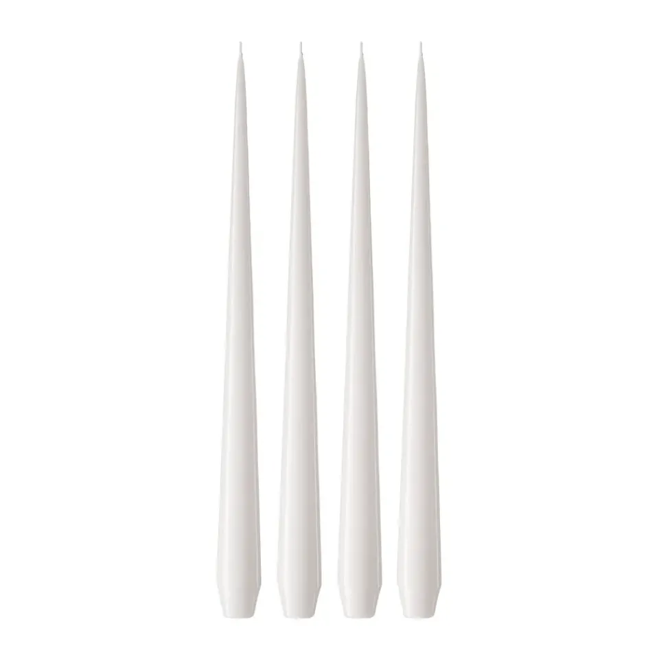 Bougies<Ester & erik Bougie Lot de 4 laquée, White ash 21, 42 cm