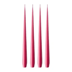 Bougies<Ester & erik Bougie Lot de 4 mat, Deep pink 41/2, 42 cm