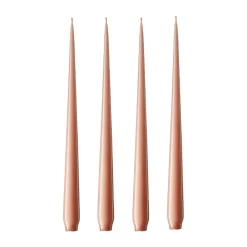 Bougies<Ester & erik Bougie Lot de 4 laquée, rosy caramel, 42 cm