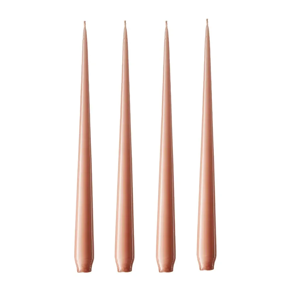 Bougies<Ester & erik Bougie Lot de 4 laquée, rosy caramel, 42 cm