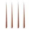 Bougies<Ester & erik Bougie Lot de 4 mat, rosy caramel, 32 cm