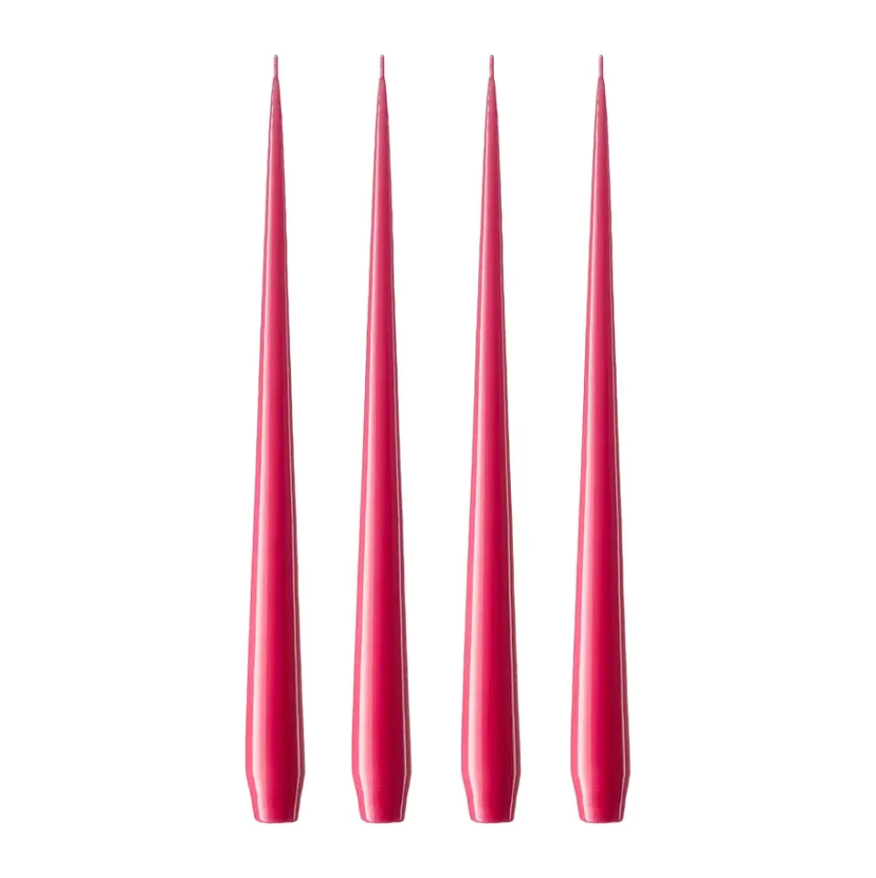 Bougies<Ester & erik Bougie Lot de 4 laquée, Deep pink 41/2, 42 cm