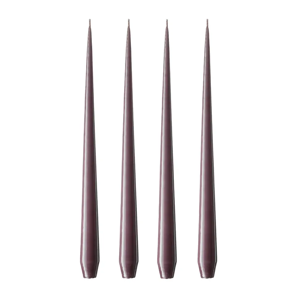 Bougies<Ester & erik Bougie Lot de 4 laquée, muted mauve, 42 cm