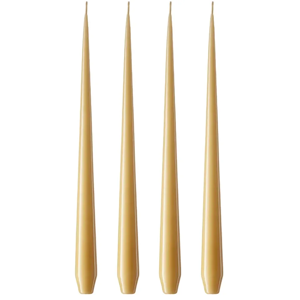 Bougies<Ester & erik Bougie Lot de 4 laquée, beige 14/2-0, 42 cm
