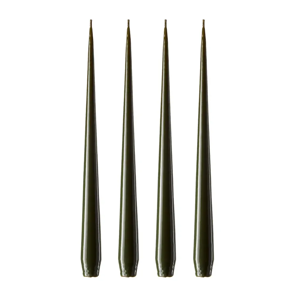 Bougies<Ester & erik Bougie Lot de 4 laquée, mörk deep forest, 42 cm