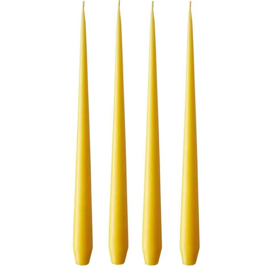 Bougies<Ester & erik Bougie Lot de 4 mat, dark Lemon drop 15/2, 32 cm